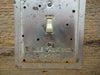 Vintage Switch Plates Made From Old Table Talk Pie Tin Metal Pans