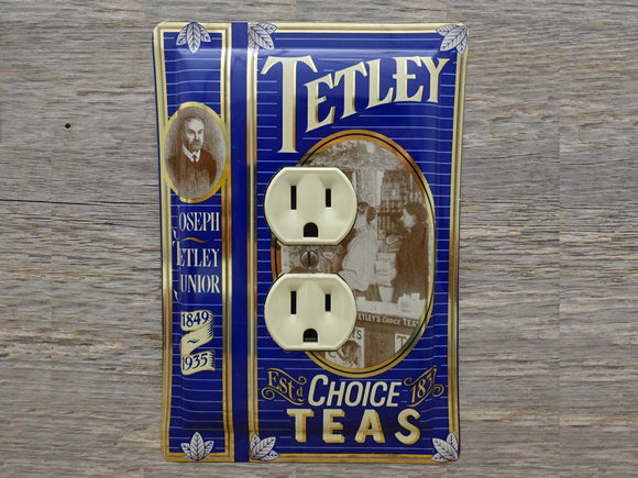 Outlet Covers Made From Tetley Choice Teas Tea Tins