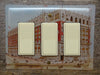 Triple GFCI Switch Plate Rocker Made From Macys Tins