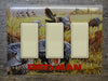 Red Man Tobacco Tin Triple GFCI Switch Plate Rocker Cover