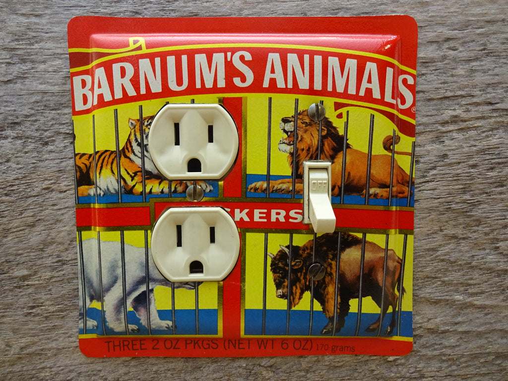 Barnums Crackers Tins Switch Plates Combo Outlet Covers