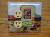 Outlet Covers Made From Old Red Man Indian Tobacco Tins