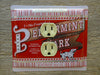 Peppermint Bark Tin Outlet Covers For Dalmatian Dog Lovers