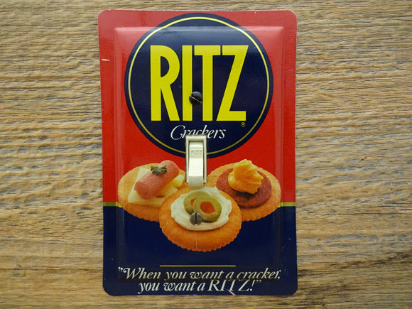 Light Switch Plates Made From Nabisco Ritz Crackers Tins