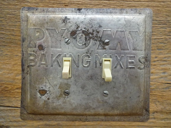 Vintage Py-O-My Py O My Ice Box Pie Baking Pan Switch Plates