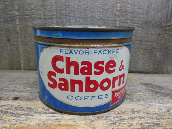 Vintage Chase & Sanborn Coffee Tin Collectible Tins For Sale