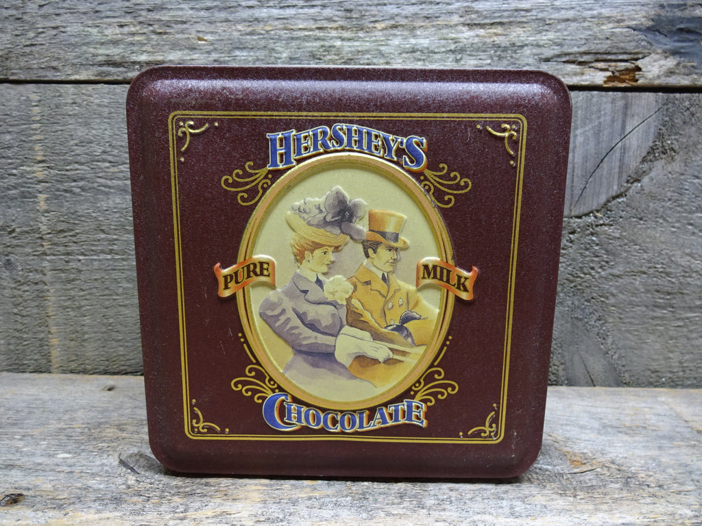 1995 Hersheys Milk Chocolate Tin Collectible Advertising Tins For Sale