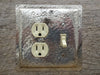 Combo Switch Outlet Covers Made From Vintage Bake King Baking Pans
